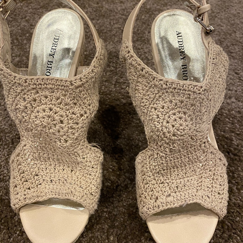 Audrey Brook Winston Macrame wedge